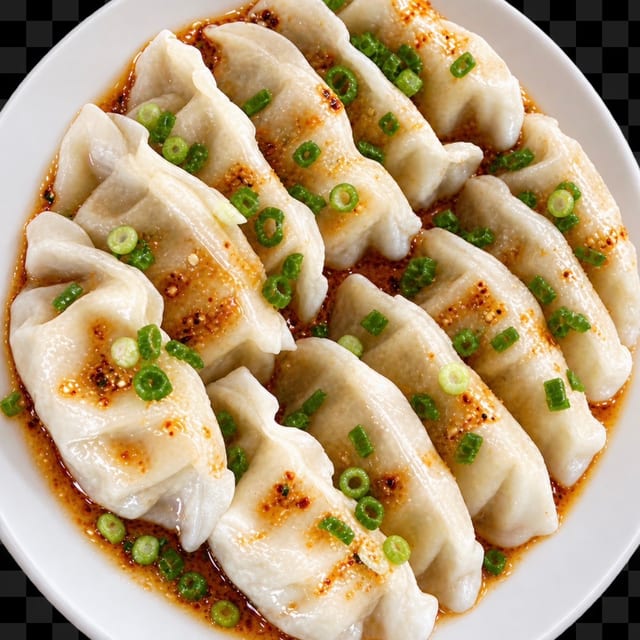 Steamed Gyoza.