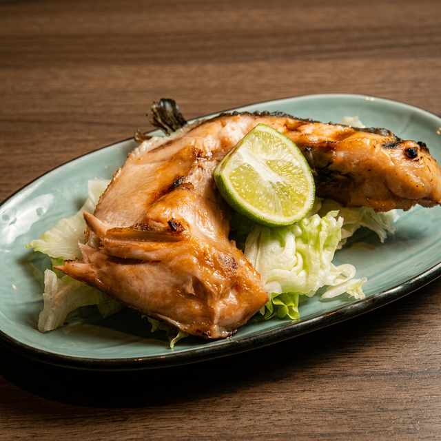 Grilled Yellowtail Cheek.