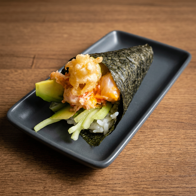 White Tiger Hand Roll.