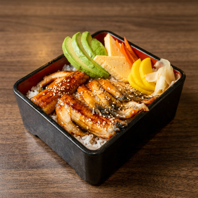 Eel Rice Bento Dinner.