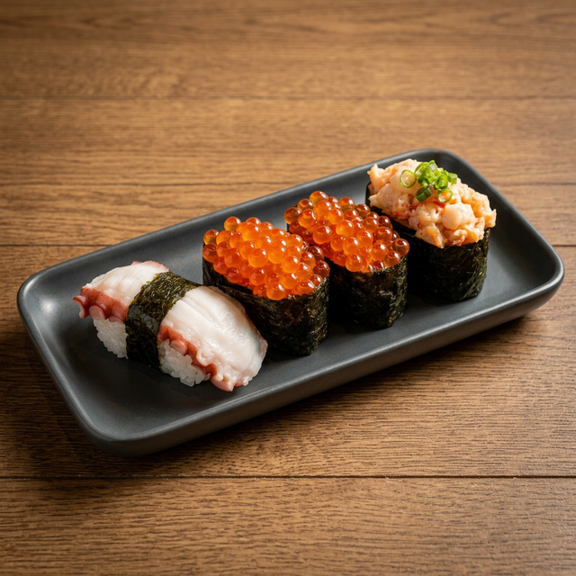 Salmon Roe Sushi.