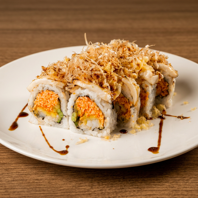 White Crunch Cooked Roll.