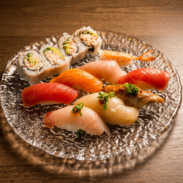 California Sushi Combination Dinner.