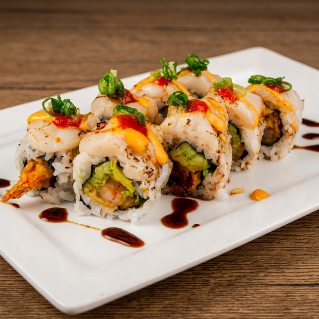 White Tiger Cooked Roll.